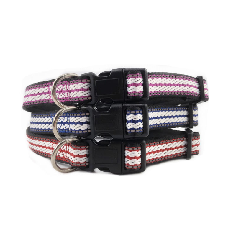 Reflective Back to Basics Adjustable Dog Collar